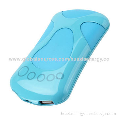 6,800mAh Foot Design Dual-USB Port Power Bank for Mobiles, Sony's PSP, MID, MP4, PMP, GPS